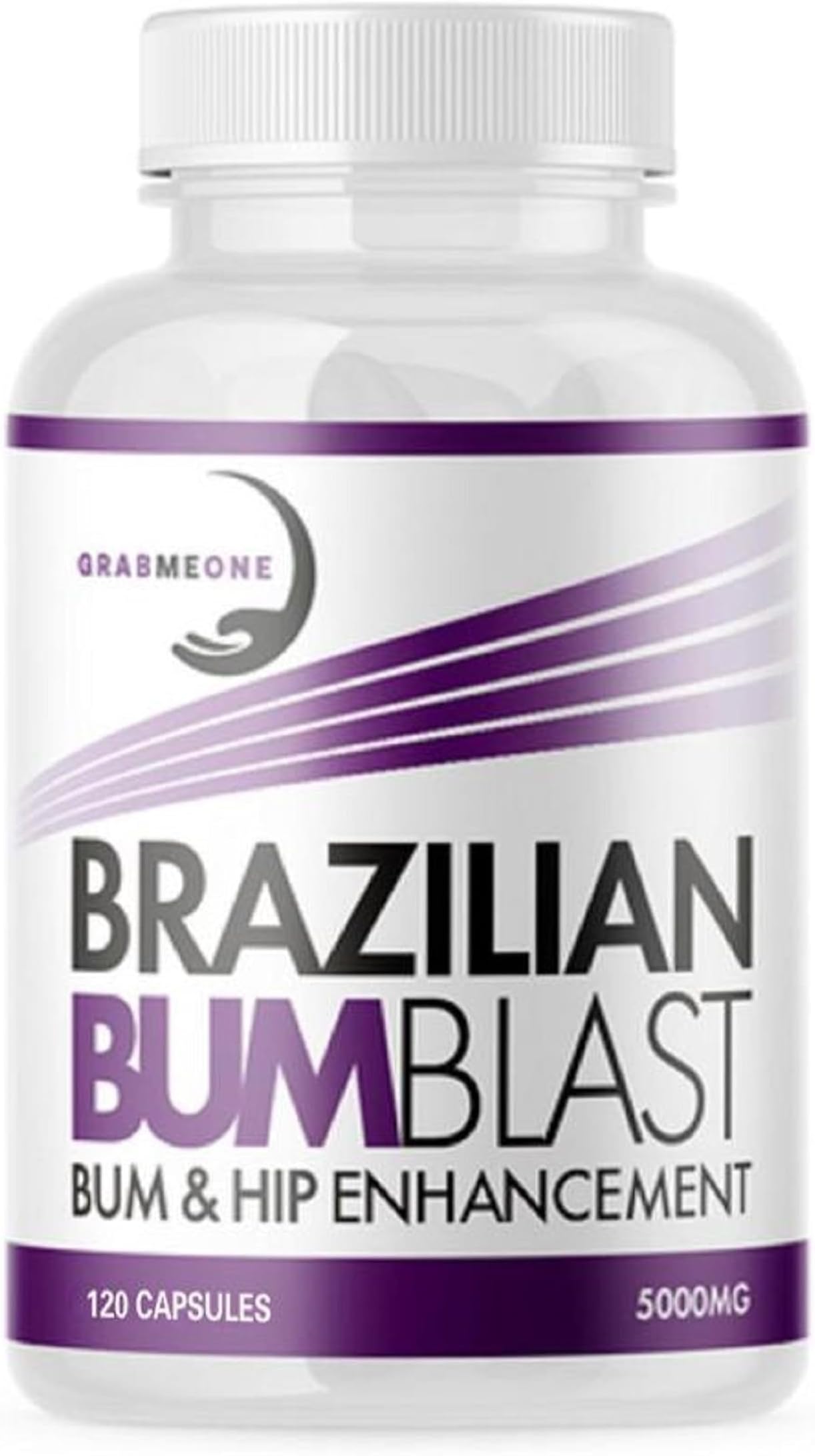 Bum and Hip Enlargement Supplement - Natural Enhancer Supports Bigger, Toned, and Firm Bum - Bum & Hip Enhancement (120 Capsules)