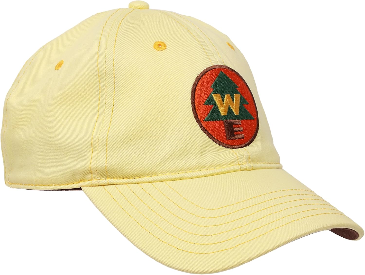 Disney Pixar Up Wilderness Explorer Cotton Adjustable Baseball Hat with Curved Brim, Yellow, One Size