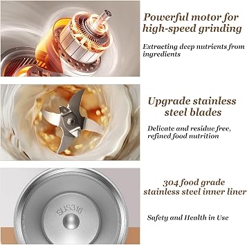 Nut Milk Maker 8 in 1-1200ml Automatic Soy Milk Maker with Delay Start, Keep Warm, Boil Water & Self-Cleaning for Almond, Cashew Milk, Juice, Soups, Porridges