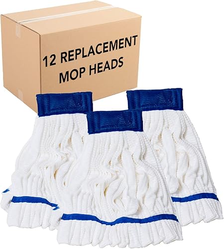 Miniatura 7 de Arkwright Repuesto de Cabezal de Trapeador de Tubo de Microfibra - Trabajo Pesado, Sin Pelusas, Súper Absorbente y Seguro para Blanqueador, Esencial