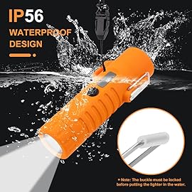 LcFun Electric Lighters Rechargeable Lighters Flexible Neck Dual Arc Electronic Lighter USB C Lighter with LED Battery Indicator and Flashlight for Candle, Camping, Hiking, Outdoor Adventure