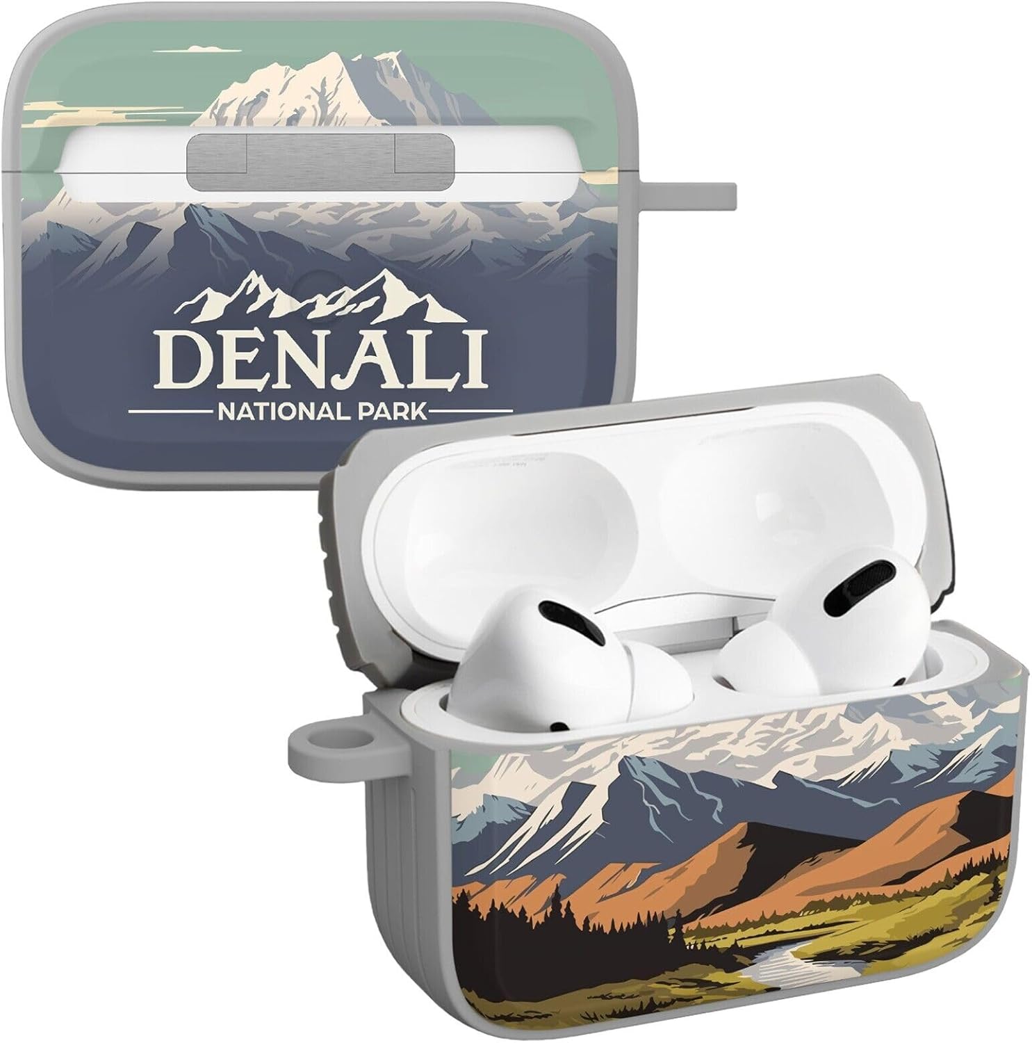 Affinity Bands National Parks HDX Case Cover Compatible with Apple AirPods Pro 1 & 2 (Acadia)