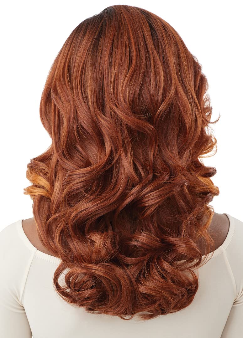 Outre Lace Front Wig Sleeklay Part Deep-C Lace Part ANTALIA (DARK BROWN 2)