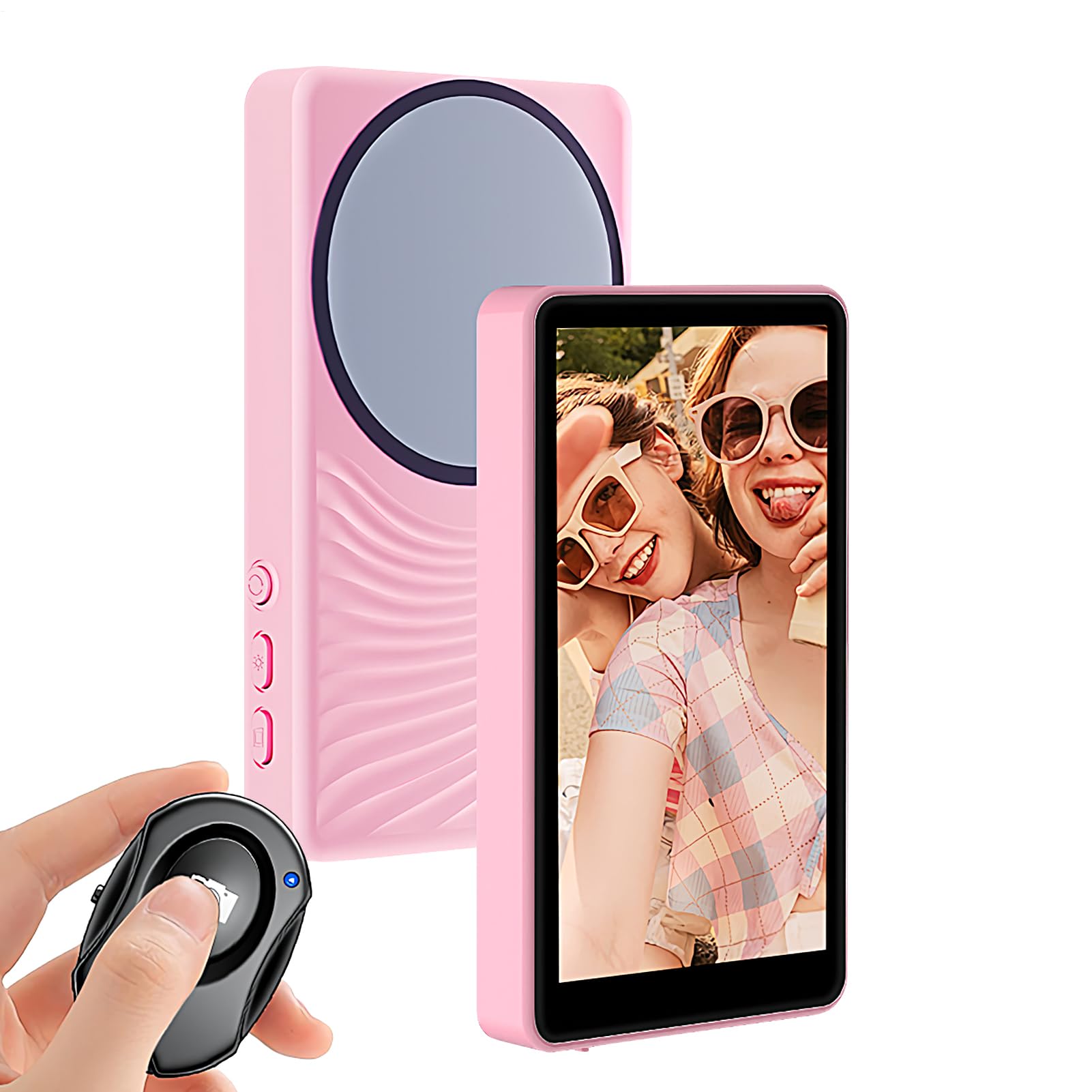 Monitor Fotocamera Posteriore Monitor Selfie Senza Fili con Registrazione | Portatili Per Smartphone Per Registrazione Video Streaming Live E Creazione Contenuti