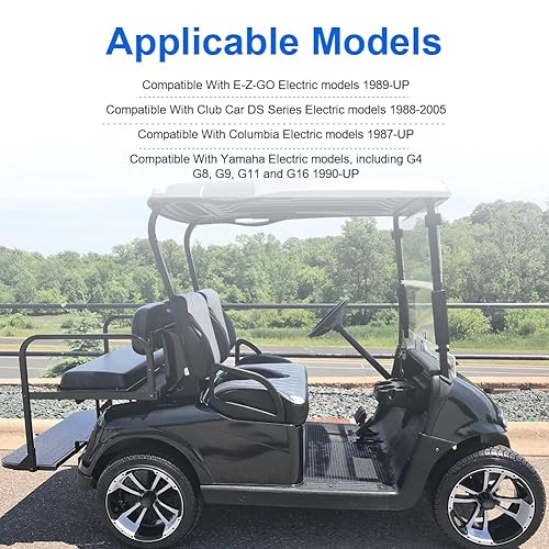 Miniatura 4 de Solenoide de 36V 4 terminales compatible con E-Z-GO Club Car DS Columbia Yamaha Electric Reemplazo para 20468G1