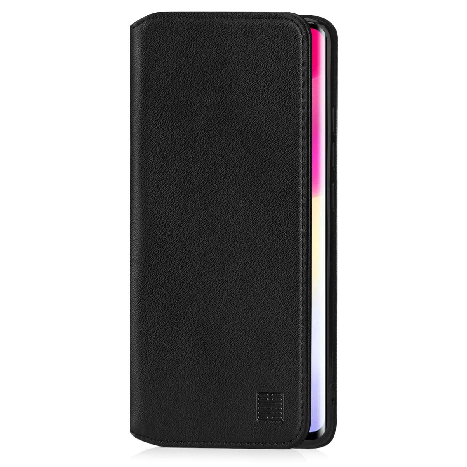 32nd Serie Classica 2.0 - Custodia a Portafoglio in Pelle Vera per OnePlus Nord CE 2, Case Realizzato in Pelle Premium con Diversi Comparti, Chiusura Magnetica e Supporto Integrato - Borgogna