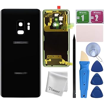 Amazon Com Oem Back Glass Cover Battery Door Replacement For Samsung Galaxy S9 Sm G960 Tools Purple
