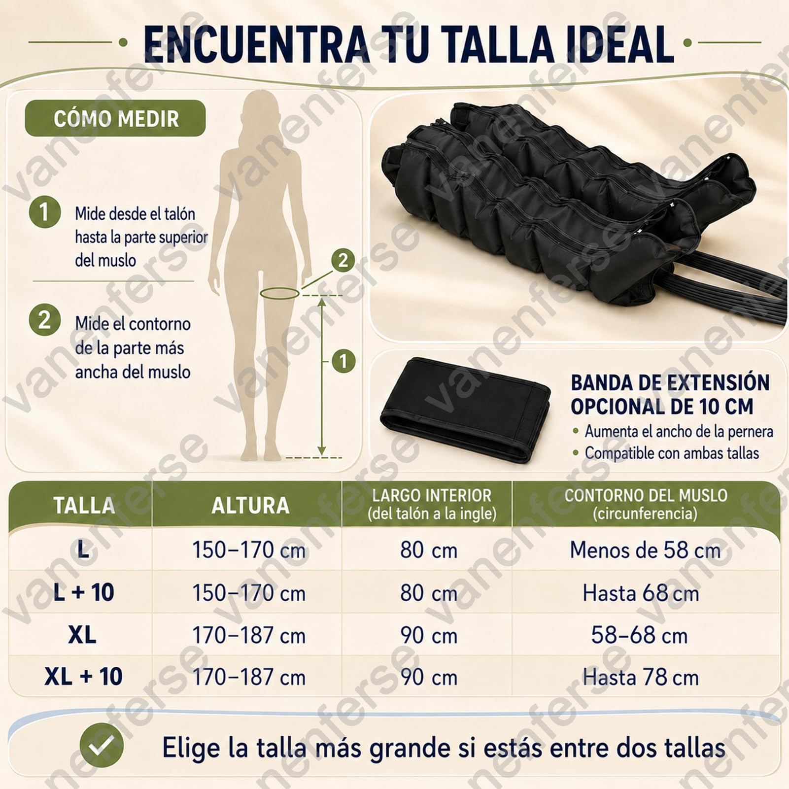 Botas Presoterapia para Casa Piernas