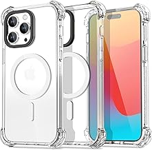 AICase Bounce Compatible with iPhone 15 Pro Max Case, Clear Compatible with MagSafe, Shockproof [Non-Yellowing] [Military Drop Protection] Magnetic Anti-Scratch Cover