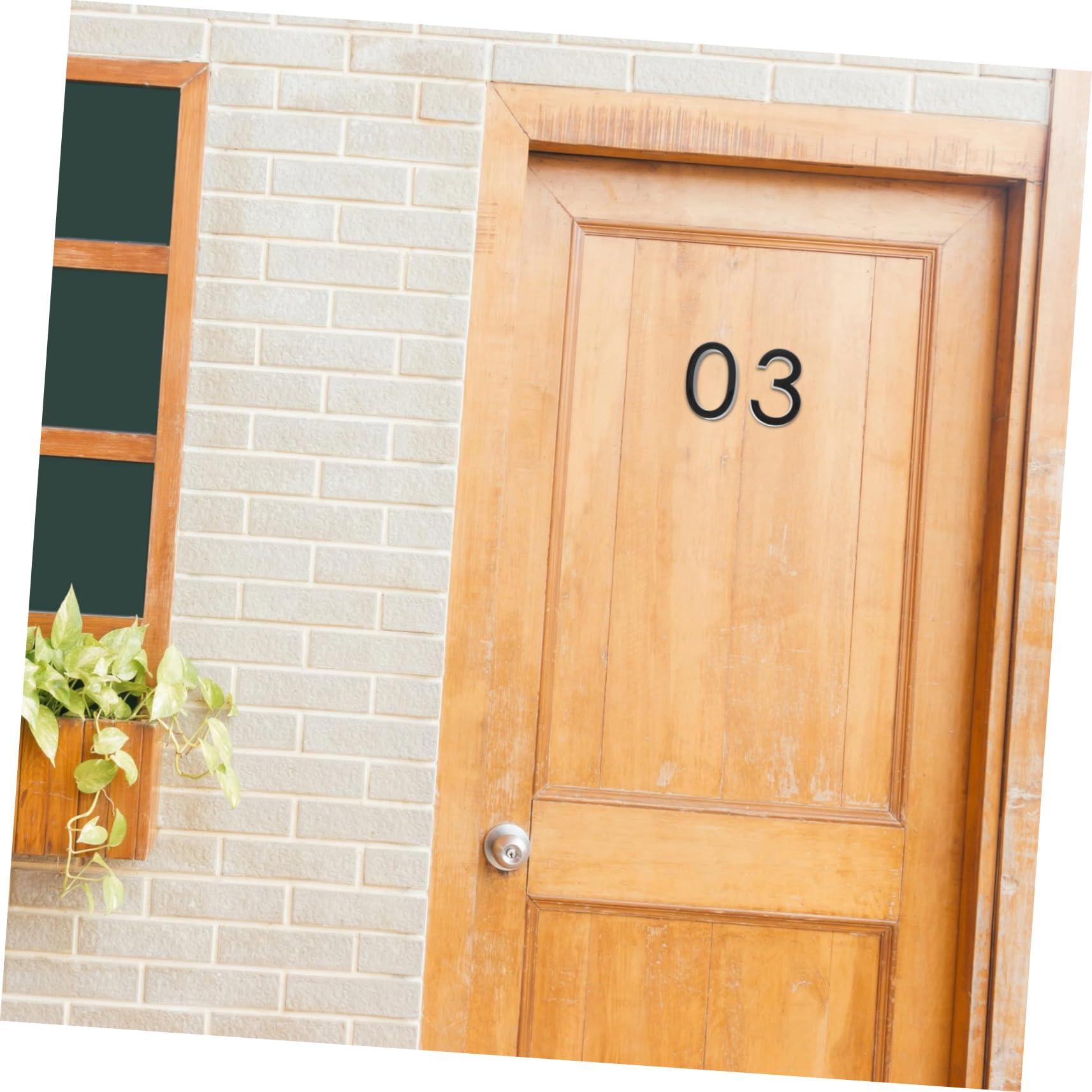 EXCEART 2 Set Adesivi Numerici Di Moderno Etichetta Numeri Civici Adesivi Numeri Civici Per Cassetta Postale Marcatore Numerico Adesivo Numero Civico Per Esterno Resina Nero 20 Pezzi*2