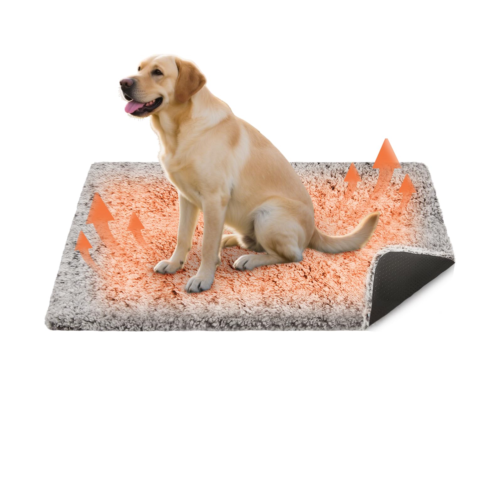 115x72cm Selbstwärmende Katzendecke Extra Groß für Katzen und Hunde, Abnehmbar Selbstheizende Decke Heizdecke Ohne Strom Geräuschlos Flauschig, Waschbare Katzendecke Winter Outdoor Indoor