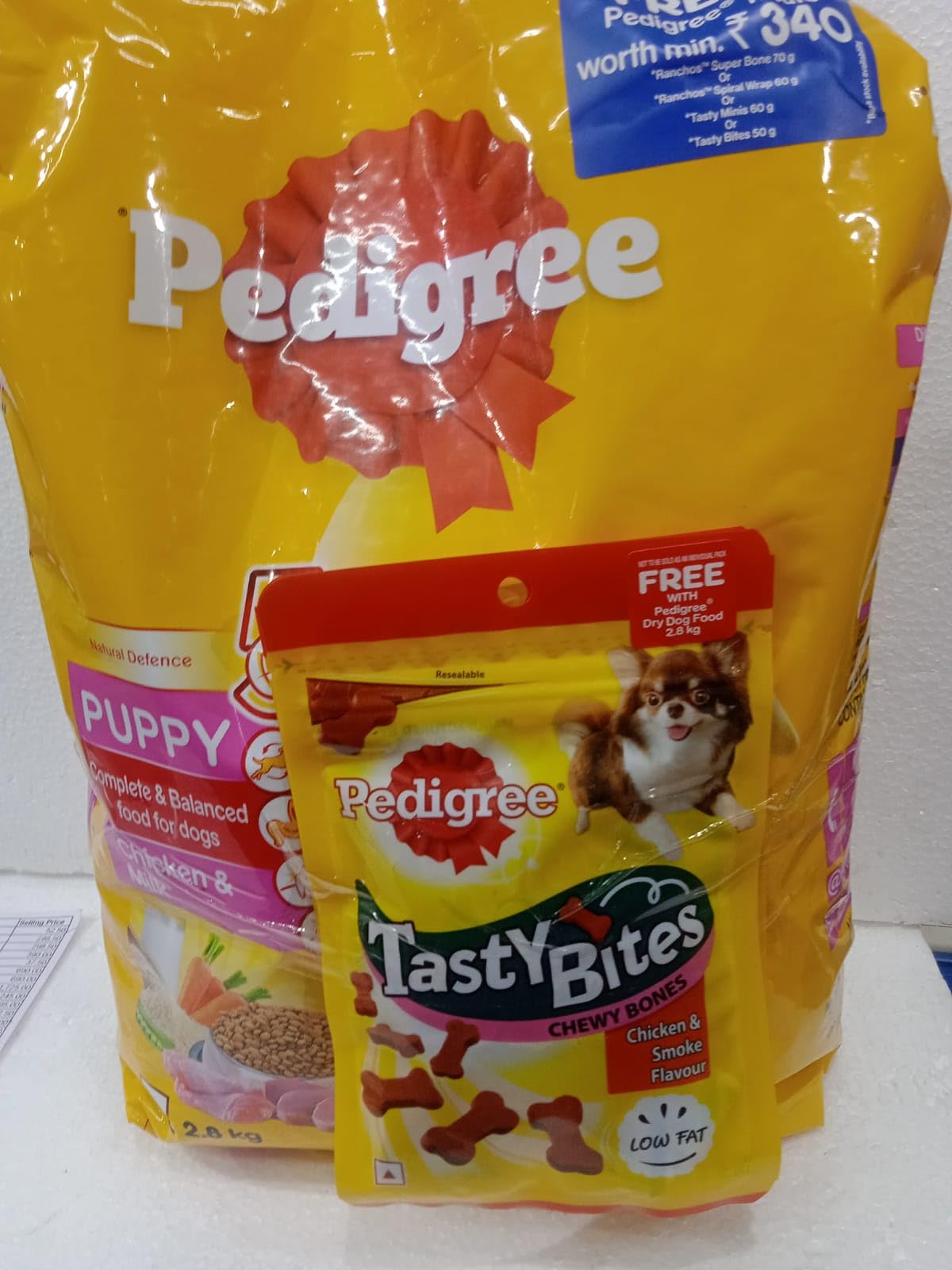 Pedigree Puppy Chicken & MILK2.8 KG Balanced Food All Dogs (B0D5WMMHDC) Amazon Price History, Amazon Price Tracker