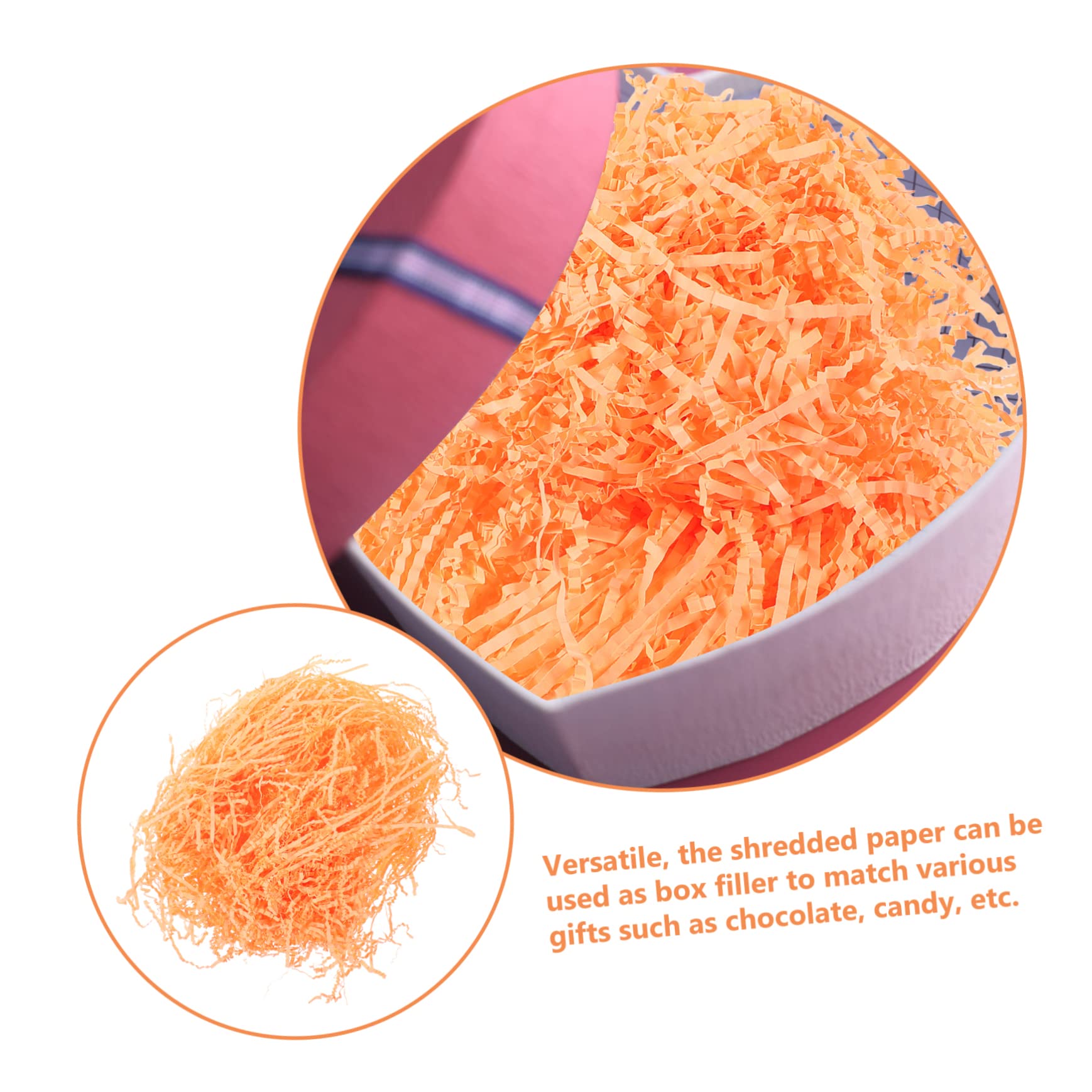 Rosa Füllmaterial aus Geschreddertem Papier für Körbe, 1 Beutel | Dekorative Füllung für Geschenkboxen und Schokoladen, Schöne Optik, Verblasst nicht Leicht