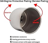 Vista 3 de RTrhinoTuning 4 tapas centrales de rueda de remolque de 3.31 pulgadas, tapas centrales para llantas de camión de 3.307 in/3.31 pulgadas, tapa