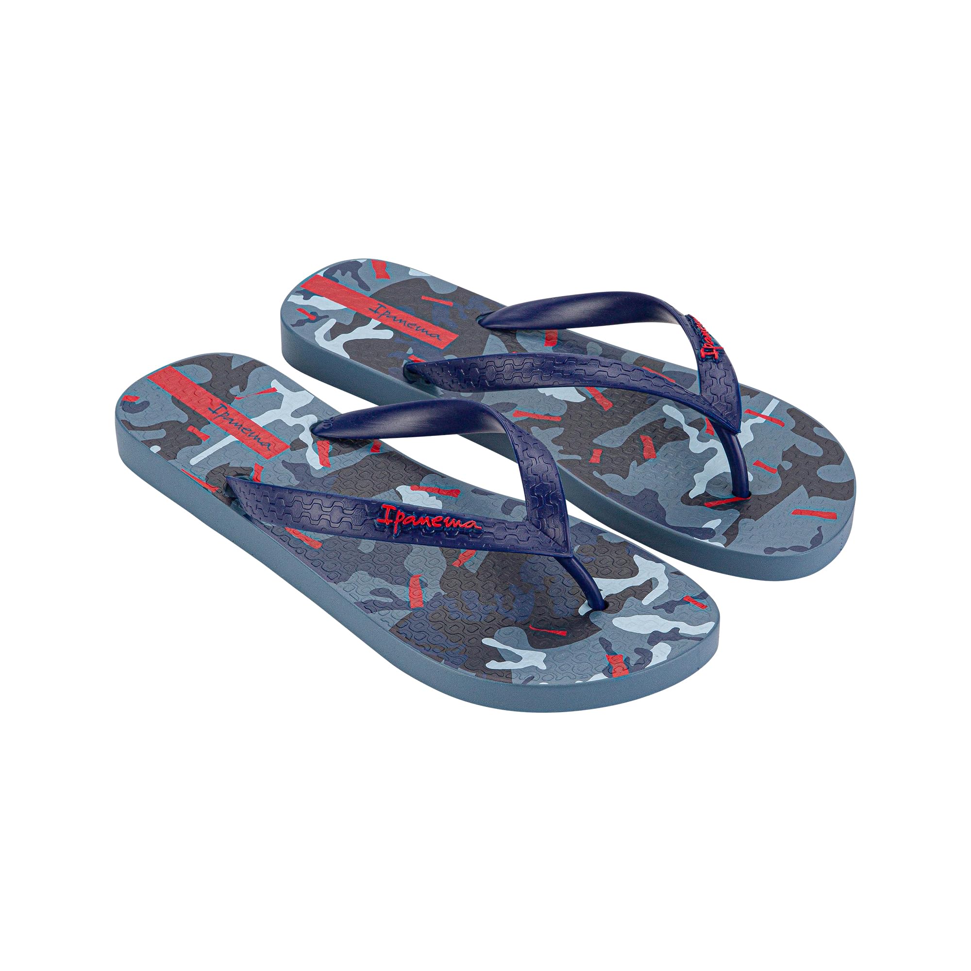 Ipanema Men's Flip-Flop, Blue Red, 35/36 EU