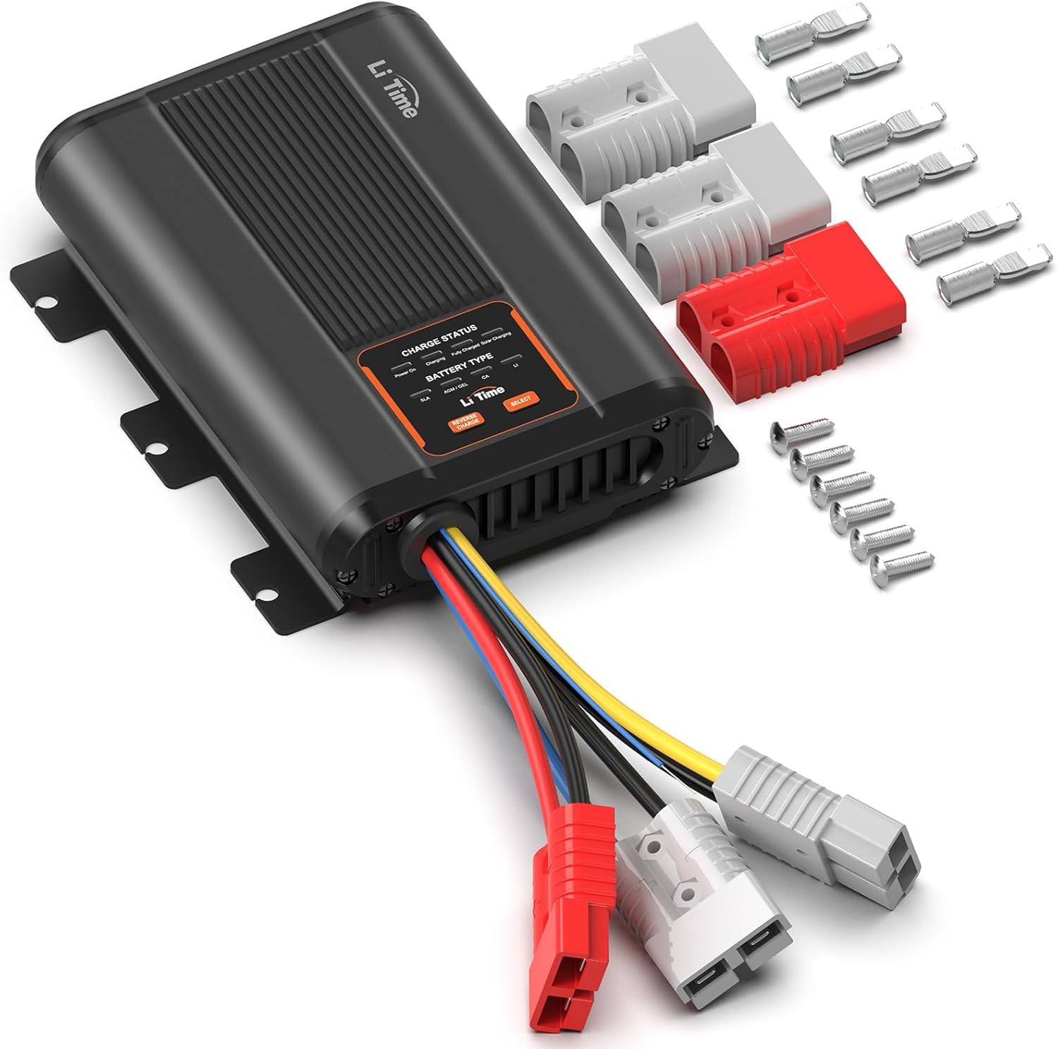 LiTime 12V 40A DC-DC Batterieladegerät MPPT Smart Ladegerät LiFePO4 Lithium-Batterien Schnellladung