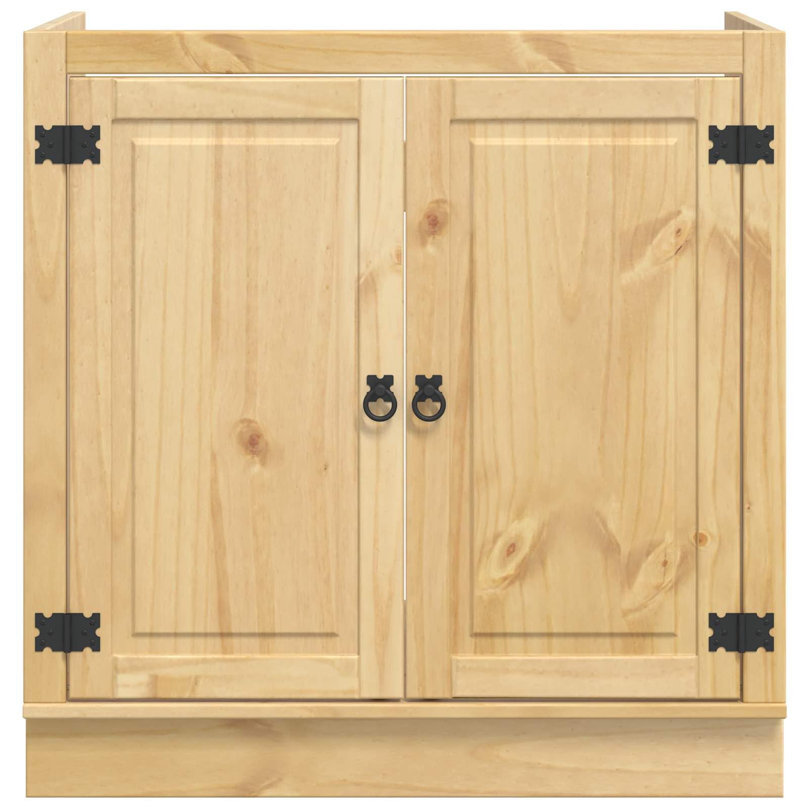 Homgoday Eleganter Kiefernschrank mit viel Stauraum - Modernes Design für Wohnzimmer und Esszimmer Model42007570
