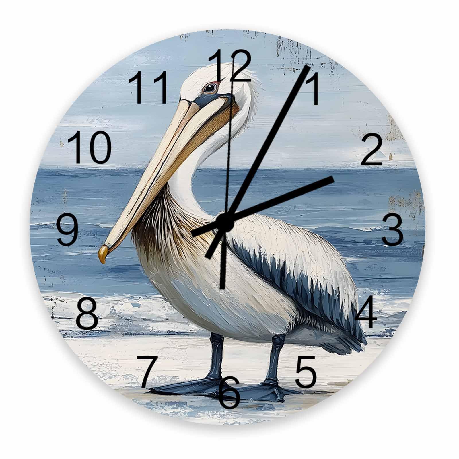 Horloge murale pelican grand format pour sublimer la décoration de votre cuisine