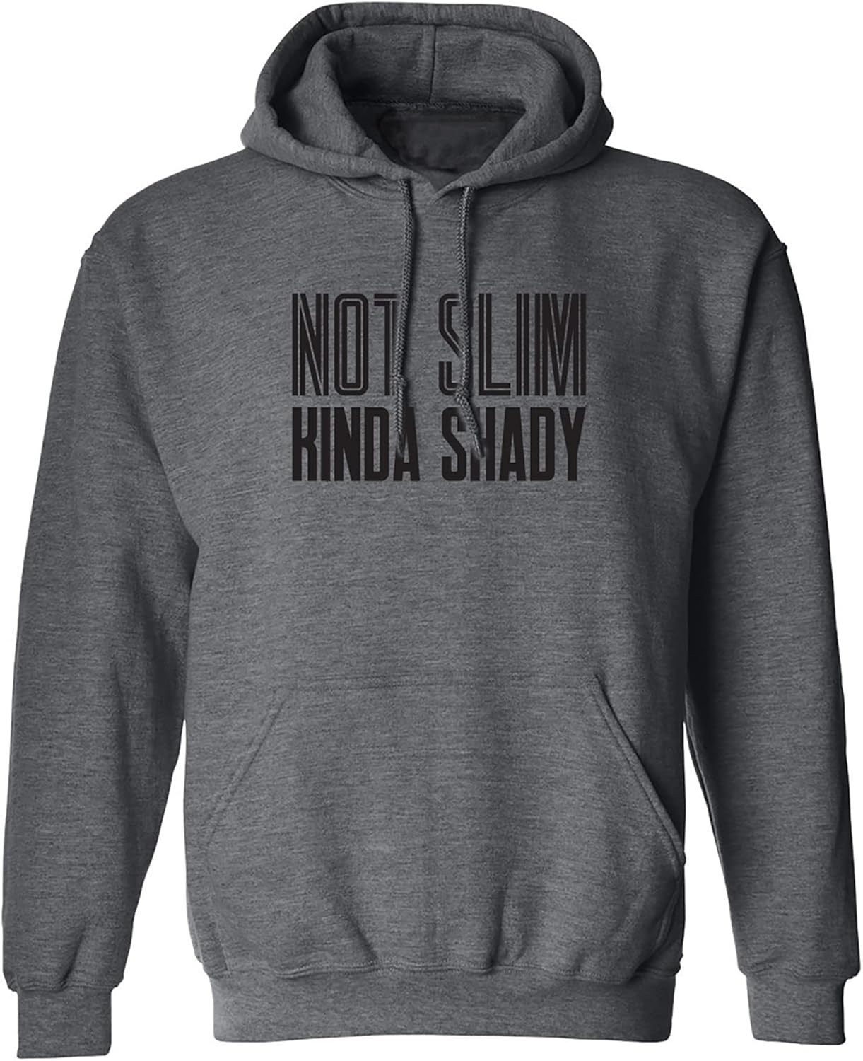 zerogravitee Not Slim Kinda Shady Adult Hooded Sweatshirt