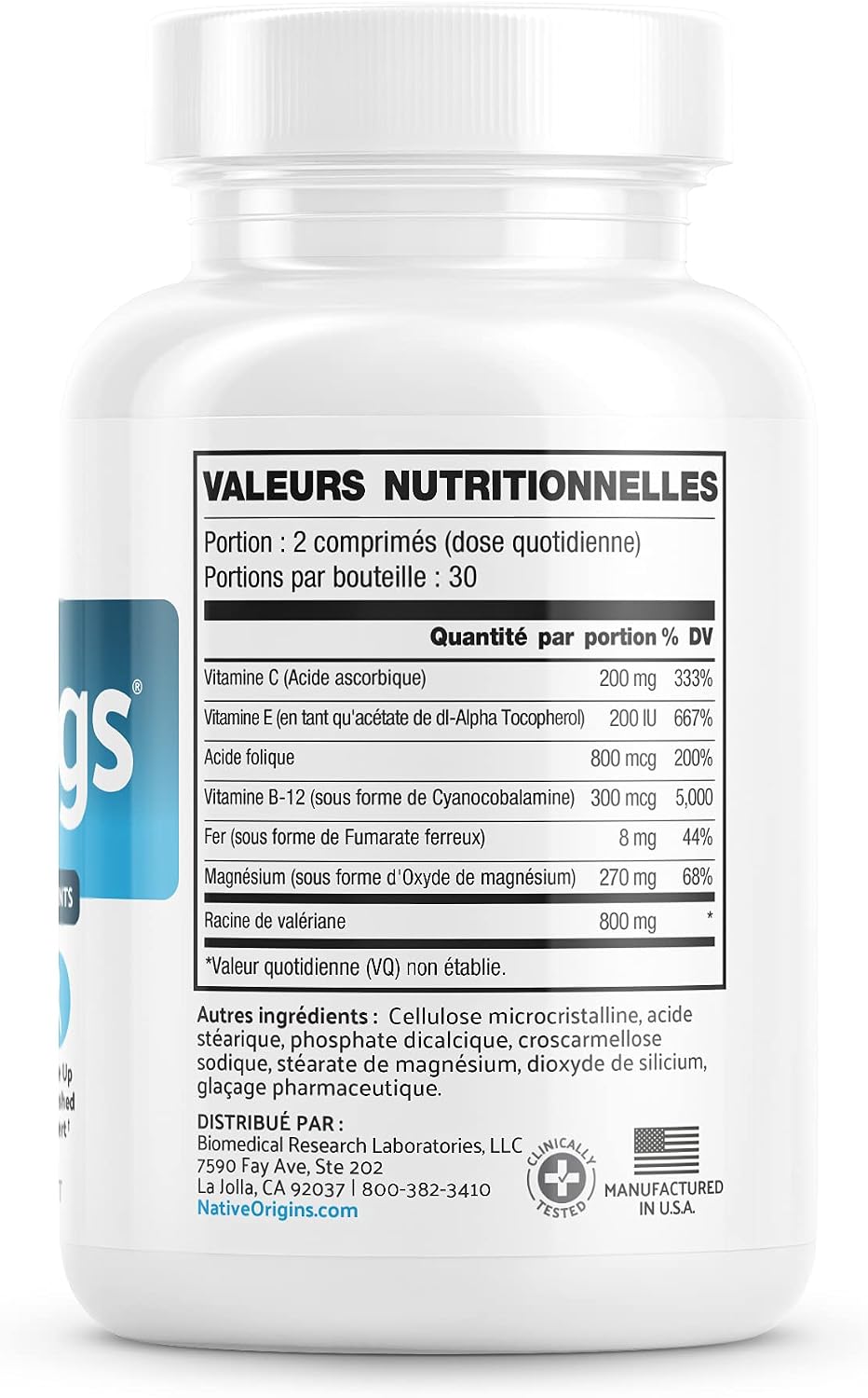 Calm Legs - Restless Legs Relief (RLS) New Easy to Swallow Tablets