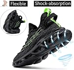 JMFCHI Kids Running Shoes Breathable Mesh Athletic Sneakers Non-Slip Hook & Loop Tennis Shoes for Boys Girls Toddler/Little Kid/Big Kid