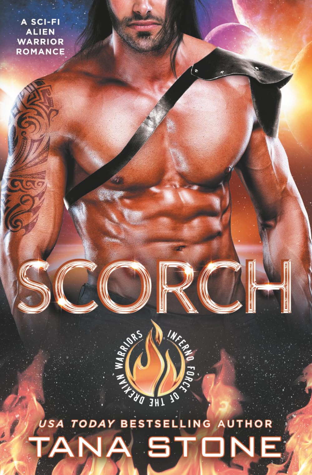 Scorch: A Sci-Fi Alien Warrior Romance (Inferno Force of the Drexian Warriors)