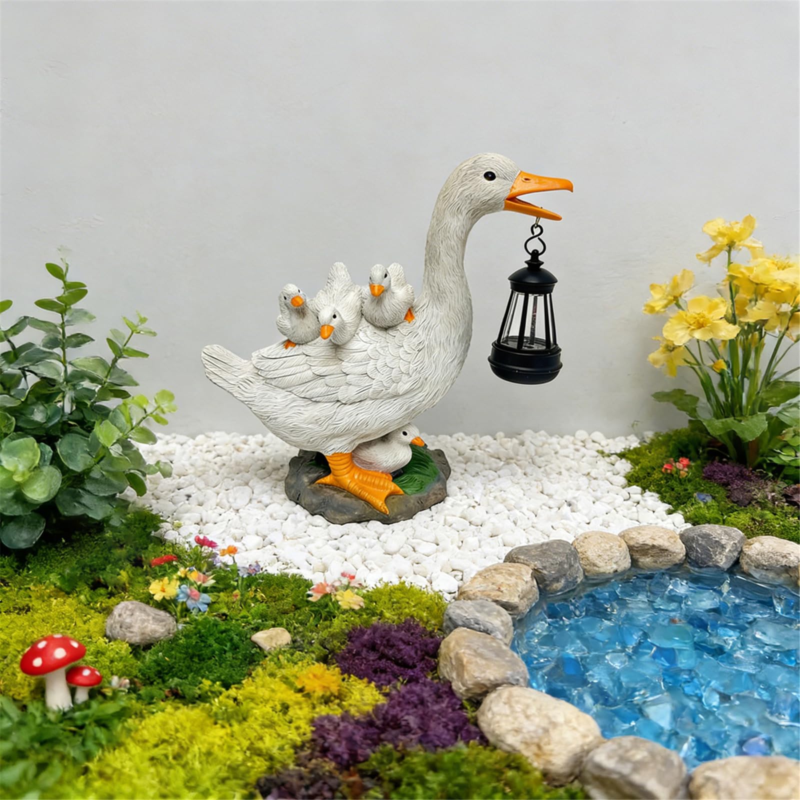Gallina da Giardino Scultura Animale in Resina