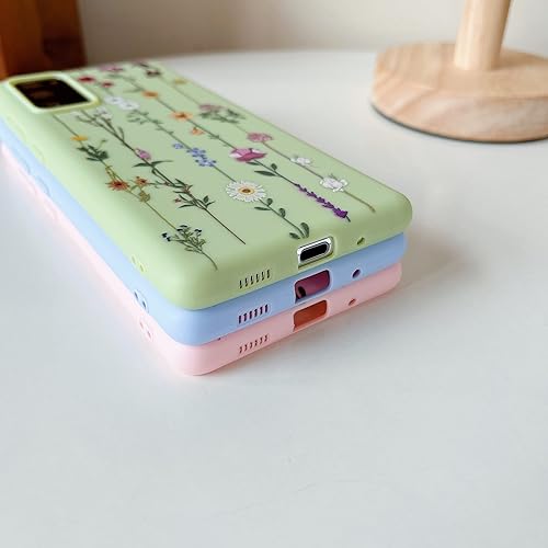 Vista 92 de ZTOFERA Funda protectora delgada para Samsung Galaxy S21 FE 5G, bonito diseño de flores para niñas y mujeres, funda protectora delgada para Galaxy