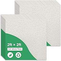 Vista 9 de Azulejos de techo profesionales impresos de 2 x 2 pies, panel de techo de PVC de 24 x 24 pulgadas, impermeable, lavable y resistente al fuego, PVC