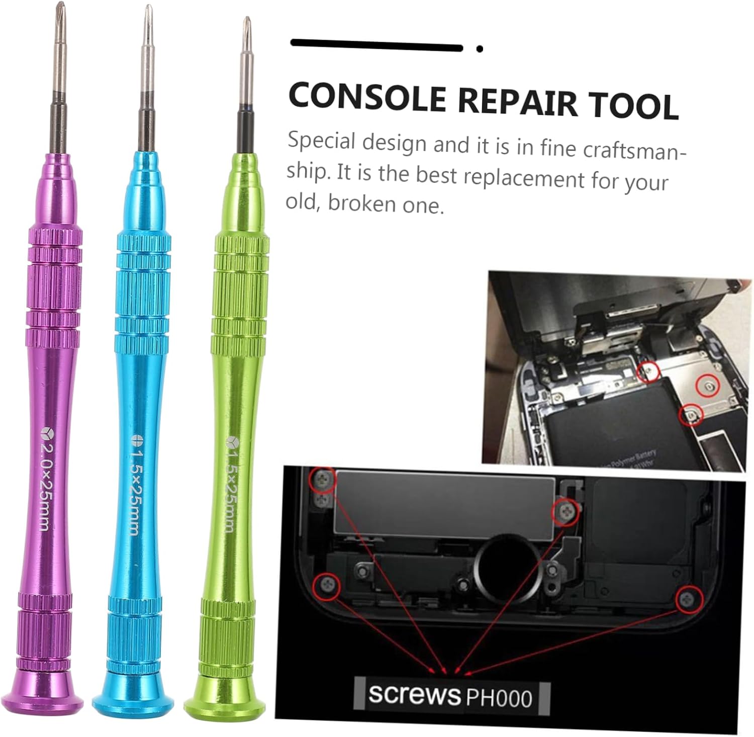 DOITOOL Disassembly Screwdriver Set Portable Repair Screwdriver Kit for Console Game Controller