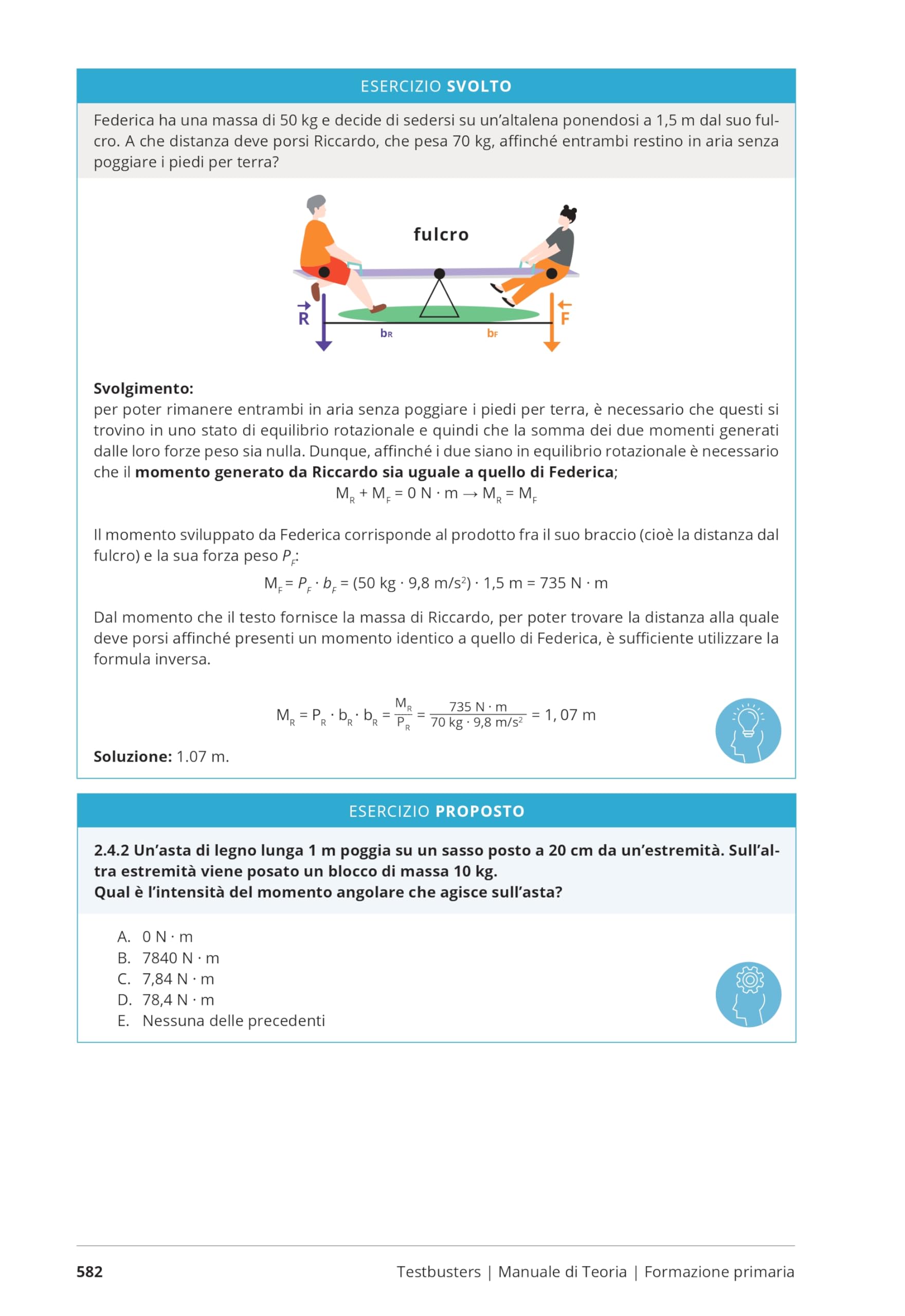 Testbusters Formazione Primaria. Manuale di Teoria