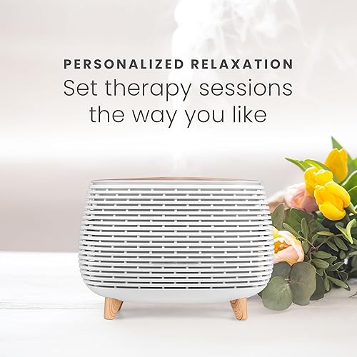 Miniatura 8 de HOM - Juego de difusor de aromaterapia inteligente con 6 aceites esenciales (0.3 fl oz cada uno), difusor ultrasónico de aceite esencial de 13.5 fl