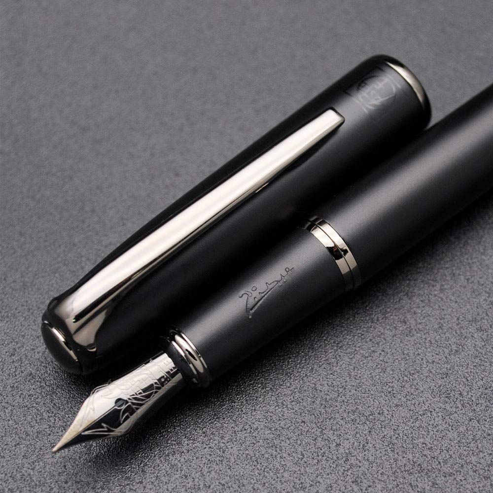 Picasso 916 Malage Fountain Pen Original Box New Version (Sunset Gray, Extra Fine Nib 0.38mm)