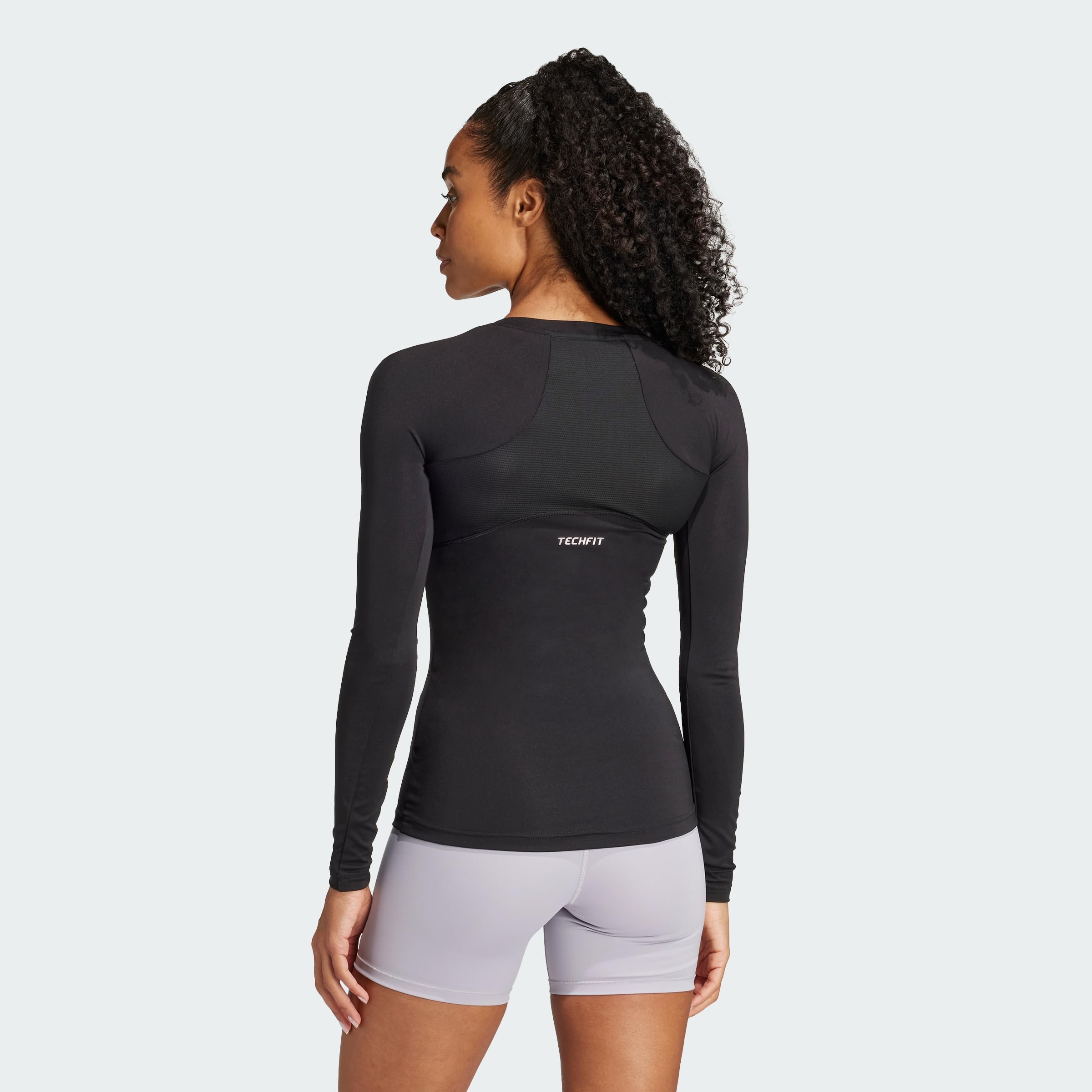 adidas Kobiety TECHFIT Longsleeve Training Top, BLACK, XXS
