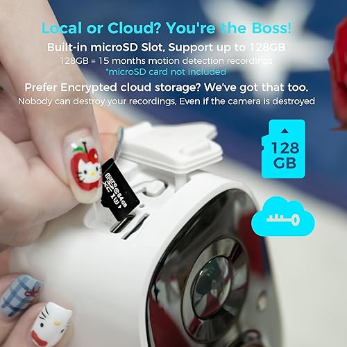 Miniatura 3 de Vicohome - Cámara de seguridad solar inalámbrica para exteriores y timbre de video, fácil de instalar, detección de movimiento PIR, audio