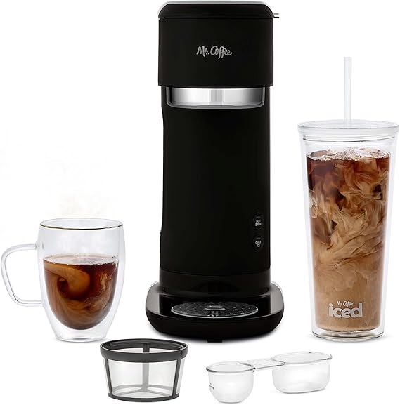Mr. Coffee Iced and Hot Coffee Maker, Single Serve Machine