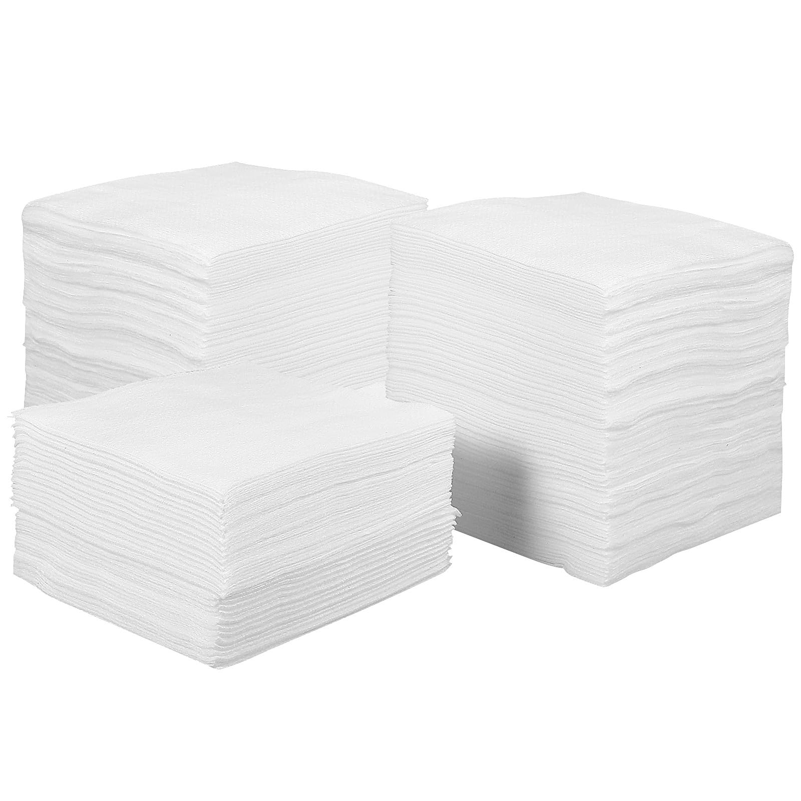 400 Stück Einweg Vliesstoff Kosmetik Reinigungspads 10x10cm Weich Atmungsaktiv Abschminktücher für Frauen Gesichtsreinigung