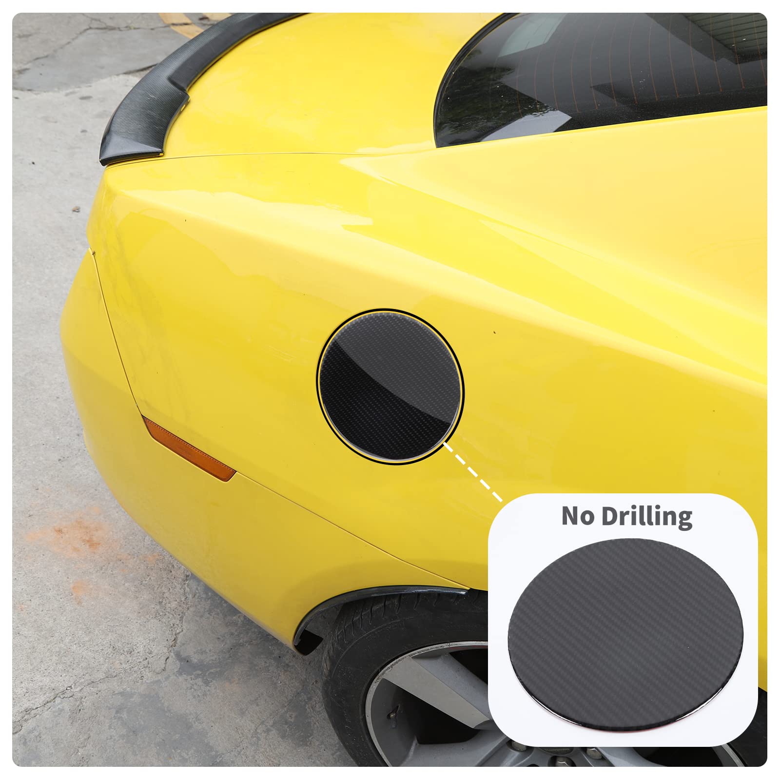 Amazon.com: RT-TCZ Carbon Fiber Fuel Filler Door Gas Tank Cap