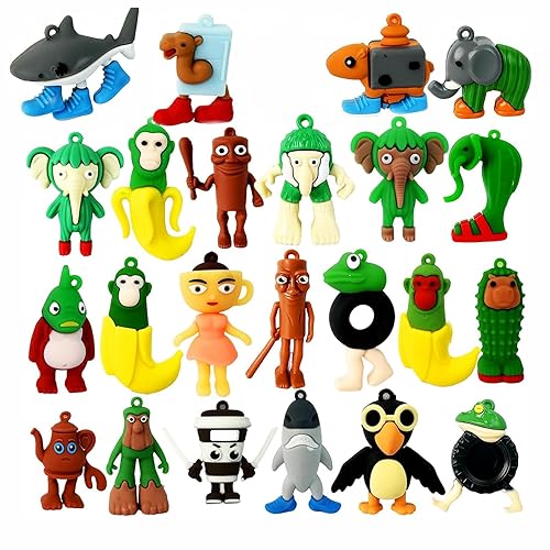 Italian Brainrot Toy,Tralalero Tralala Action Figures Keychain,Italian Brain Rot Collectible