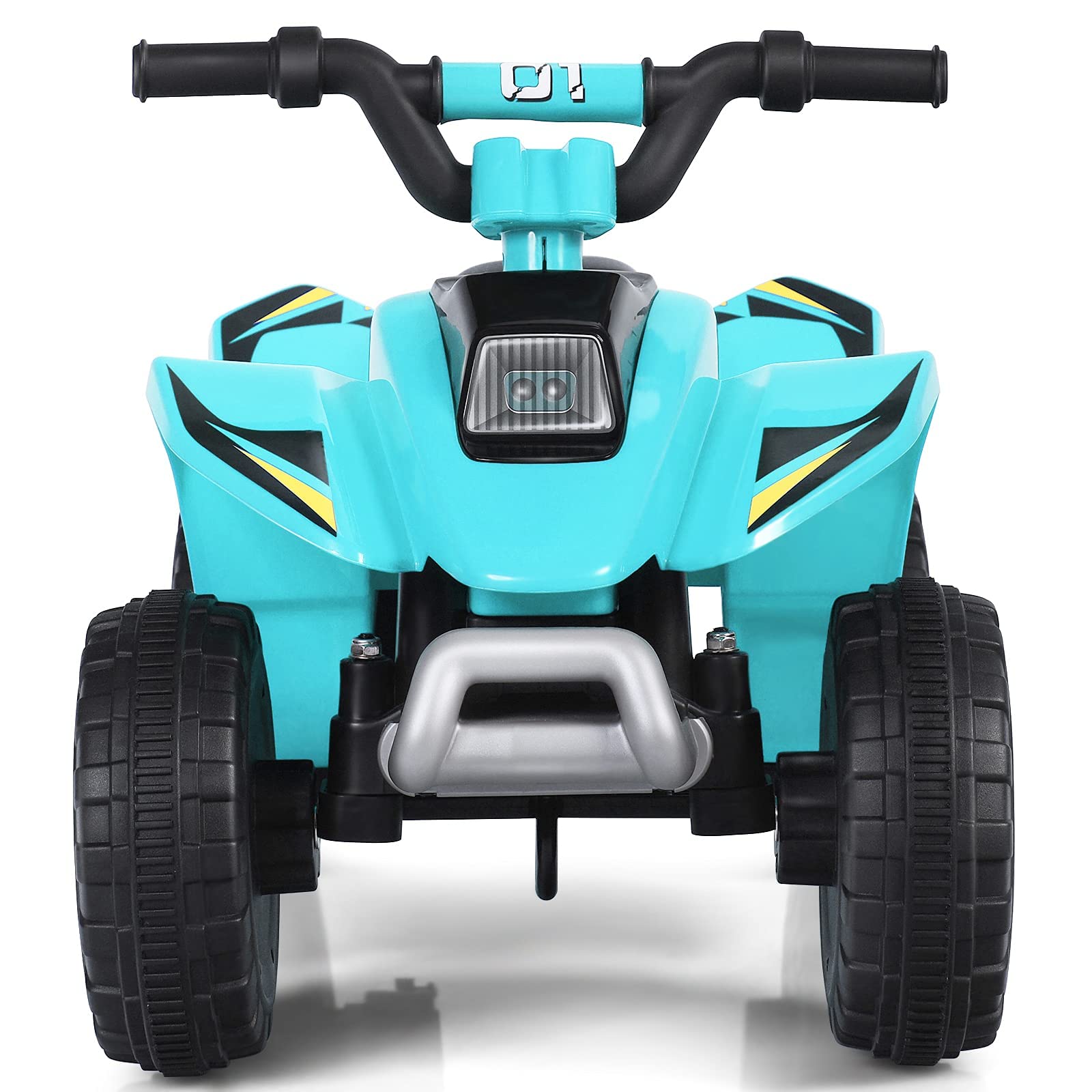 Relax4life Quad 4x4 Électrique pour Enfants avec Marche Avant/Arrière, Quad à Batterie avec 4 Roues Antidérapantes, Siège Ergonomique Capacité de Charge 30 KG, pour Enfants 3 Ans+(Modèle 1, Bleu)