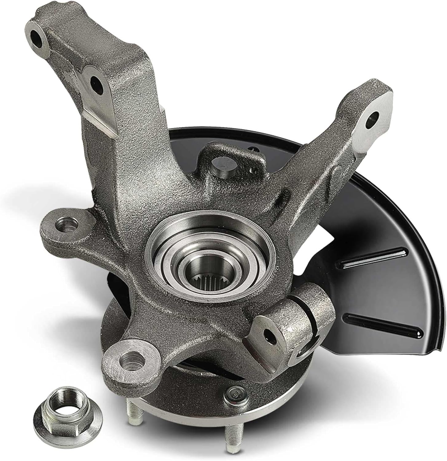 APremium Front Steering Knuckle & Wheel Bearing Hub Assembly Compatible with Ford