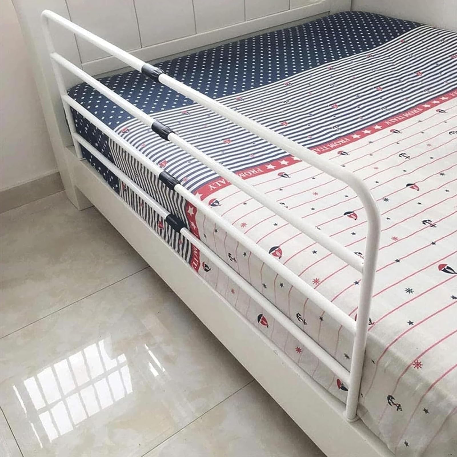 Sponde Laterali per Letto per Anziani, sponde di Sicurezza per Anziani, sbarre di Sicurezza per Letto, Maniglie Pieghevoli, dispositivi di Assistenza Medica per disabili, Mezza Bar