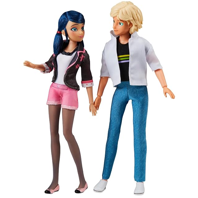 Foto 7 de 8 de Bandai Miraculous P50377 P50377 - Juego de 2 muñecos de marinete y Adrien (Juego de 26 cm)