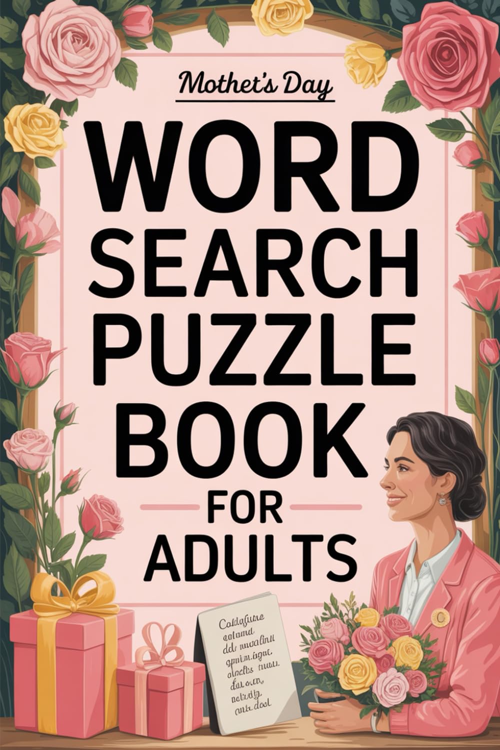 Word Search Puzzle Book for Mother: Refreshing Activity Companion for Grown-Ups with Lunch Break and Any Day