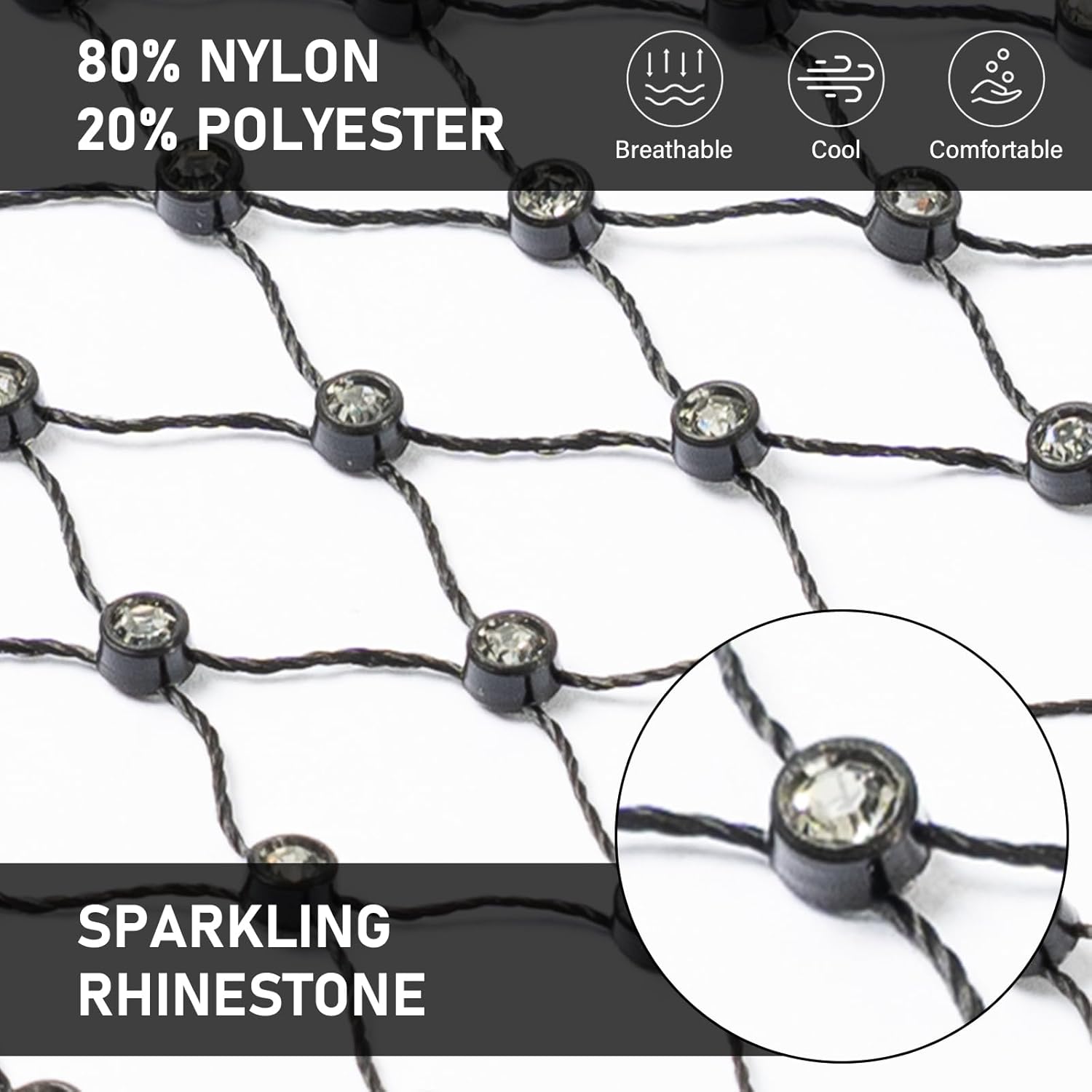 Rhinestone Mesh Top Men Fishnet Tank Top Sexy Sleeveless Cropped Shirt Rave Sheer Vest - Image 5