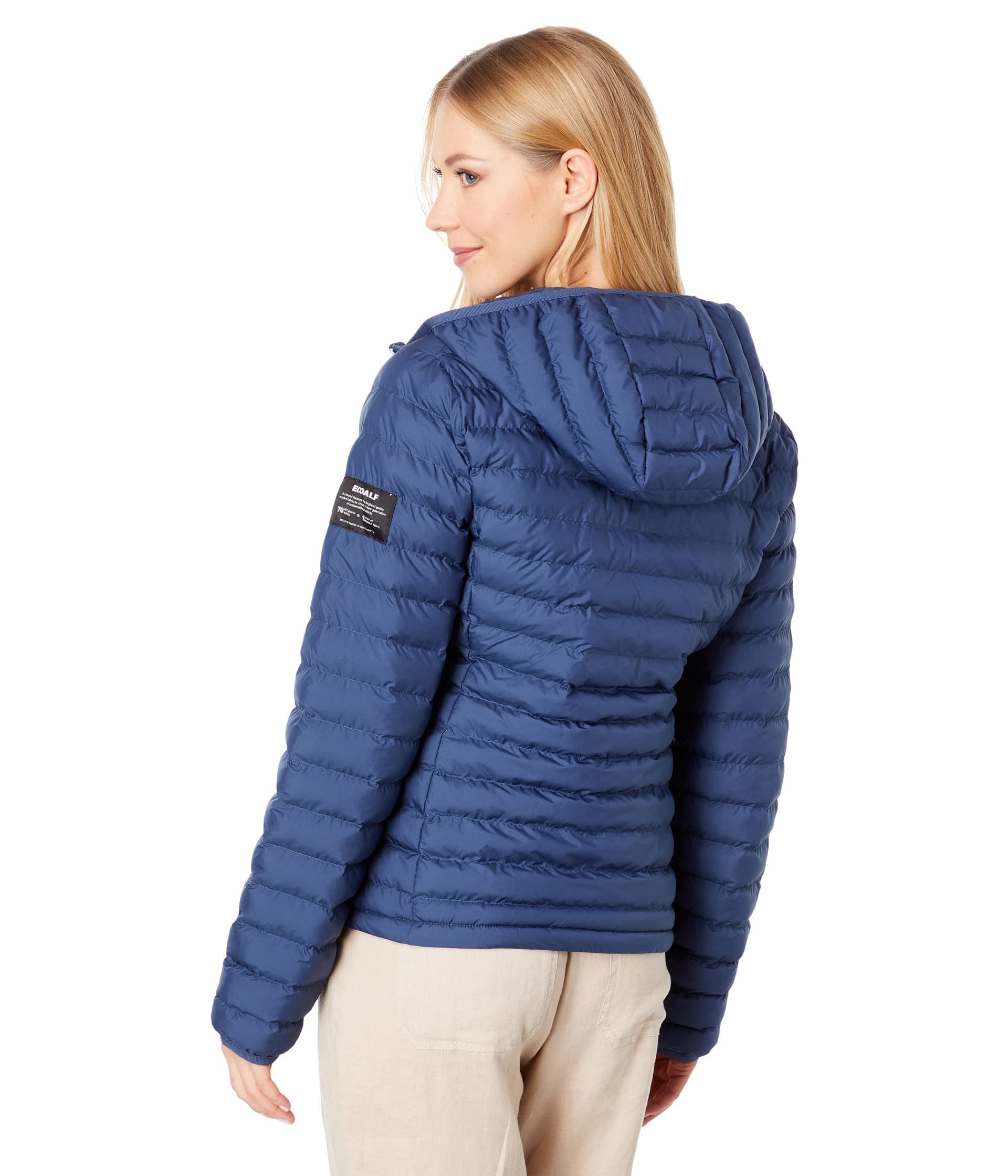 ECOALF, Abrigo Mujer Atlanticalf, de Poliéster Reciclado, con Cuello Redondo, Relleno de Fellex, Ultraligero y Cómodo, Chaqueta Mujer