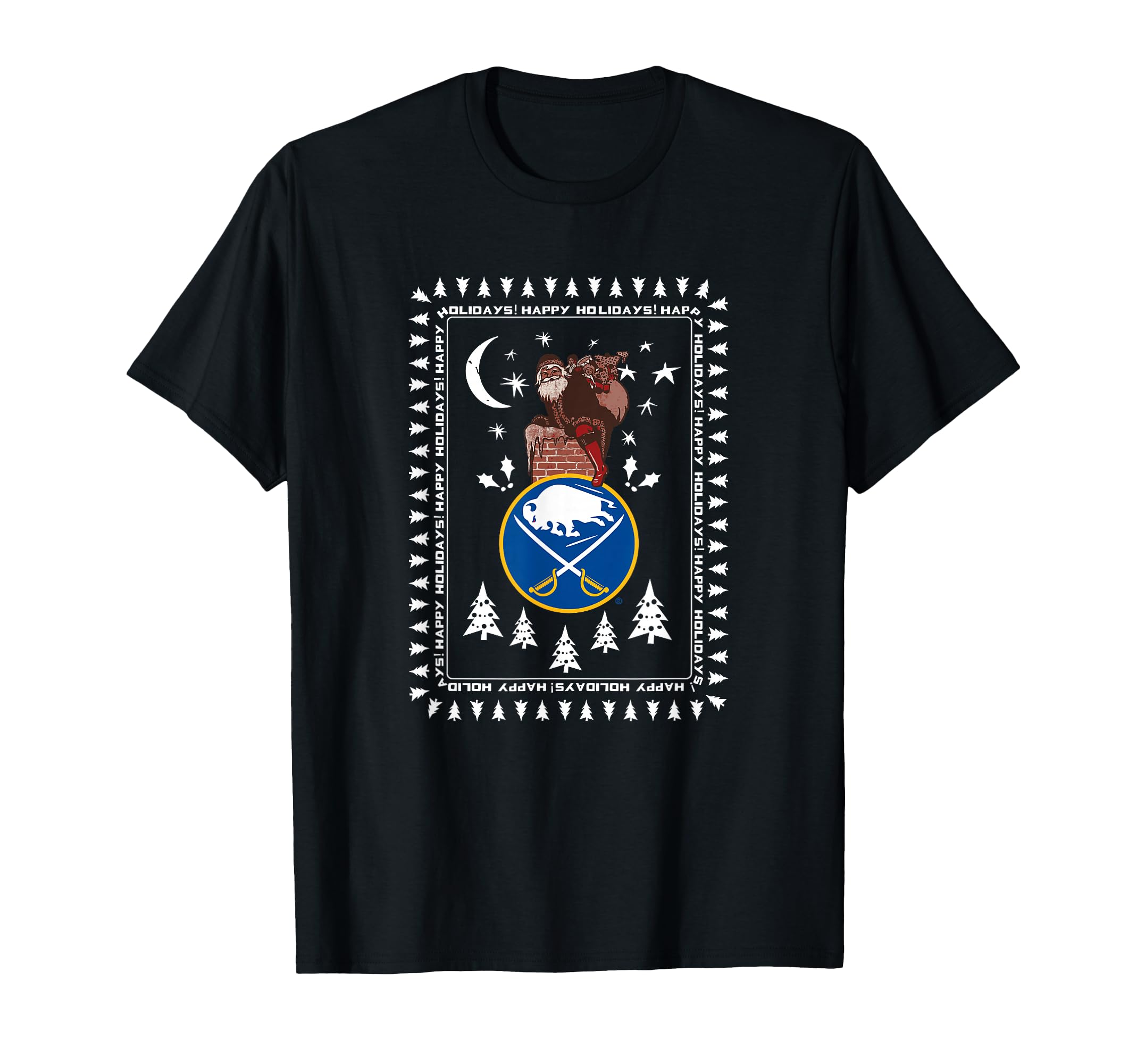 Ugly Christmas Sweater Santa T-Shirt