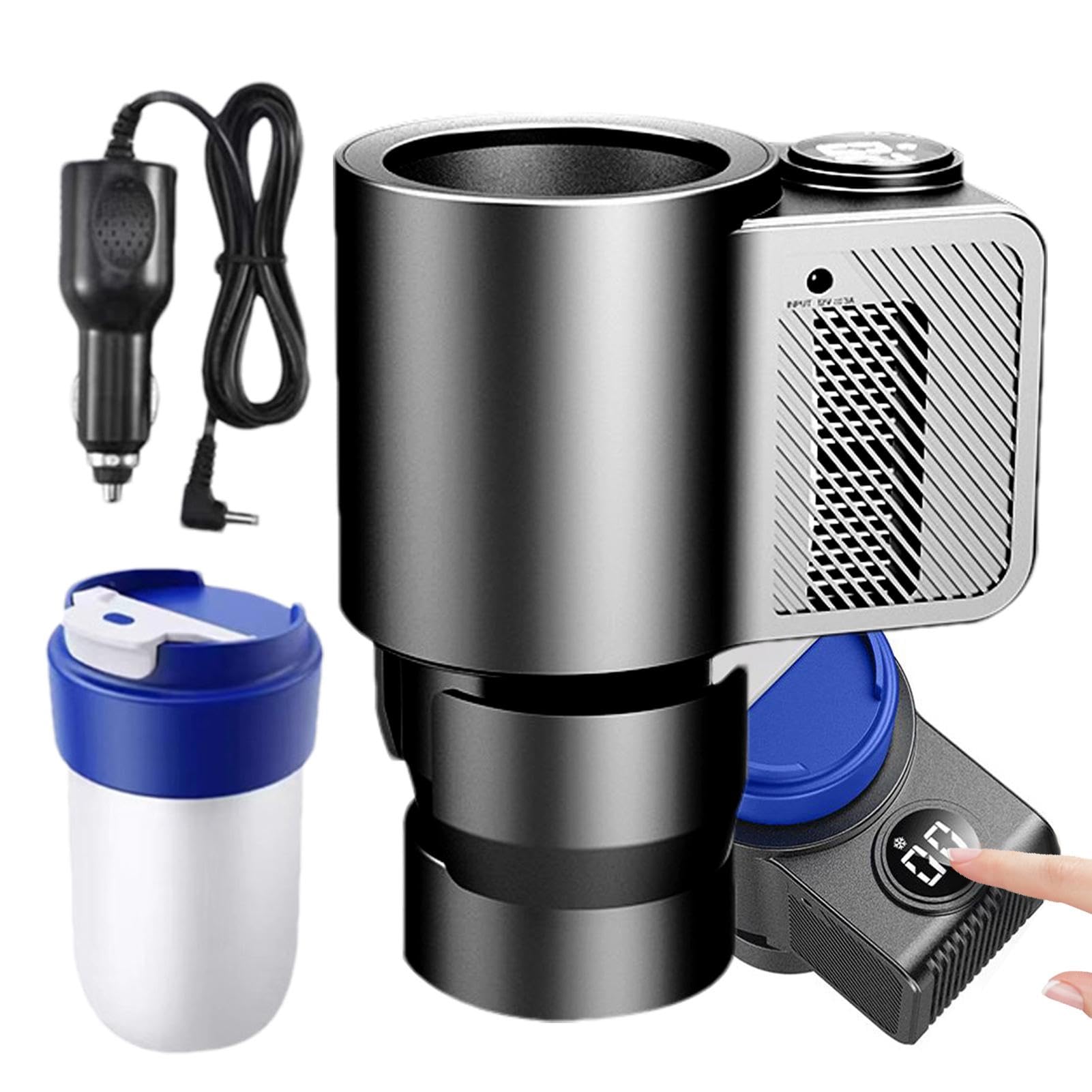 Refroidisseur Chauffe-Tasse de Voiture, Refroidisseur et Chauffe-Tasse de Voiture Intelligent - Tasse de de Refroidissement de Chauffage de Voiture Intelligente,Support Automatique de Tasse de