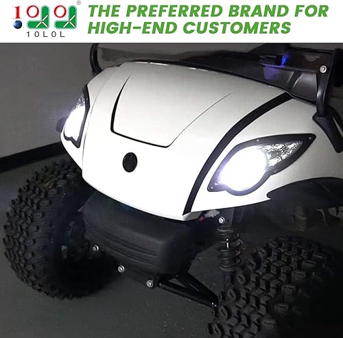 Miniatura 2 de Kit de faros delanteros LED para carrito de golf 10L0L y luz trasera para Yamaha G29 G & E 2007 con kit de actualización universal de luz de lujo,