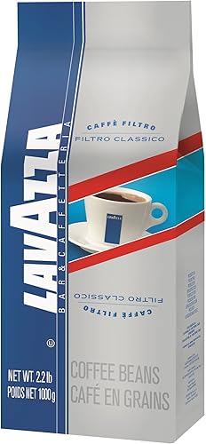 Lavazza Filtro Classico - Mezcla de café en grano entero, tostado medio, 35.2 onzas, paquete de 1